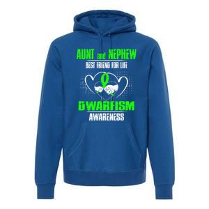 Aunt And Nephew Best Friend Of Life Dwarfism Awareness Gift Premium Hoodie