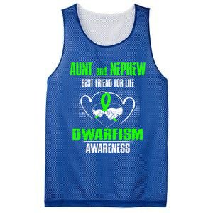 Aunt And Nephew Best Friend Of Life Dwarfism Awareness Gift Mesh Reversible Basketball Jersey Tank