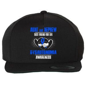 Aunt And Nephew Best Friend Of Life Dysautonomia Awareness Gift Wool Snapback Cap