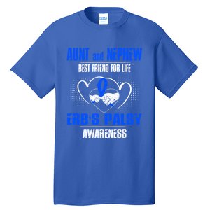 Aunt And Nephew Best Friend Of Life Erbs Palsy Awareness Gift Tall T-Shirt