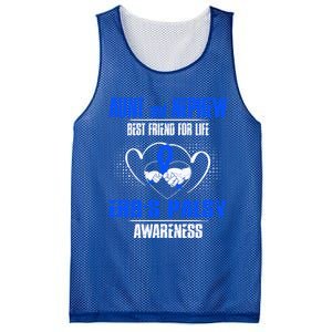 Aunt And Nephew Best Friend Of Life Erbs Palsy Awareness Gift Mesh Reversible Basketball Jersey Tank