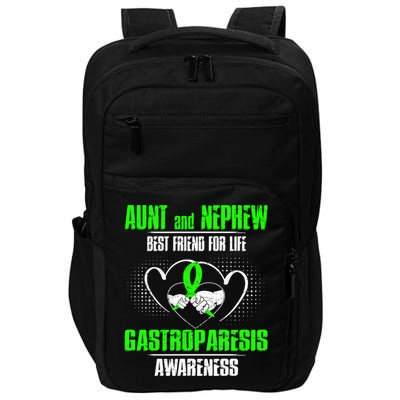 Aunt And Nephew Best Friend Of Life Gastroparesis Awareness Cool Gift Impact Tech Backpack