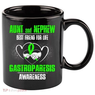 Aunt And Nephew Best Friend Of Life Gastroparesis Awareness Cool Gift 11oz C Handle Ceramic Mug