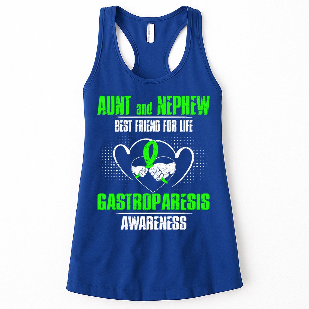 Aunt And Nephew Best Friend Of Life Gastroparesis Awareness Cool Gift Womens Tank Top