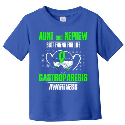 Aunt And Nephew Best Friend Of Life Gastroparesis Awareness Cool Gift Toddler T-Shirt