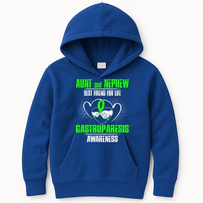 Aunt And Nephew Best Friend Of Life Gastroparesis Awareness Cool Gift Kids Hoodie