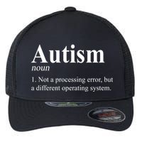 Autism Awareness Not A Processing Error Definition Flexfit Unipanel Trucker Cap