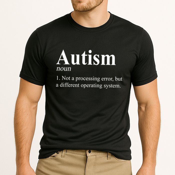 Autism Awareness Not A Processing Error Definition Cooling Performance Crew T-Shirt