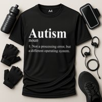 Autism Awareness Not A Processing Error Definition Cooling Performance Crew T-Shirt