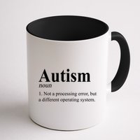 Autism Awareness Not A Processing Error Definition Mug