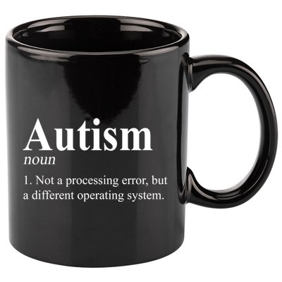 Autism Awareness Not A Processing Error Definition 11oz C Handle Ceramic Mug