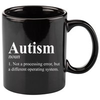 Autism Awareness Not A Processing Error Definition 11oz C Handle Ceramic Mug