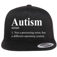 Autism Awareness Not A Processing Error Definition Flatbill Hat