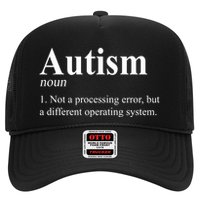 Autism Awareness Not A Processing Error Definition Trucker Hat