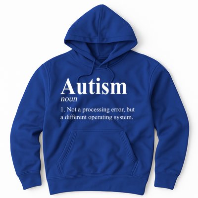 Autism Awareness Not A Processing Error Definition Hoodie