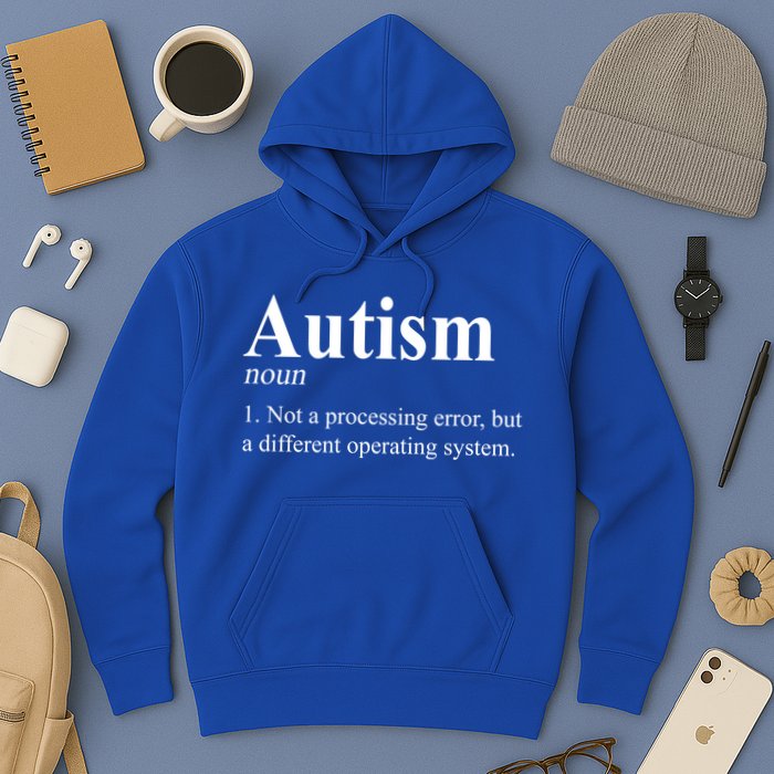 Autism Awareness Not A Processing Error Definition Hoodie