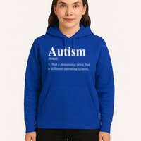 Autism Awareness Not A Processing Error Definition Hoodie