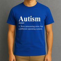 Autism Awareness Not A Processing Error Definition T-Shirt