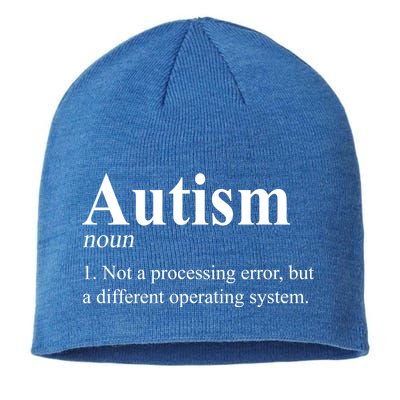 Autism Awareness Not A Processing Error Definition Sustainable Beanie