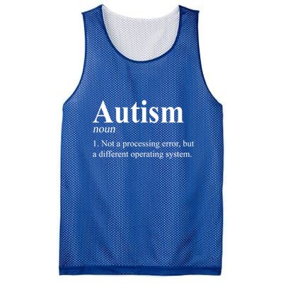Autism Awareness Not A Processing Error Definition Mesh Reversible Basketball Jersey Tank