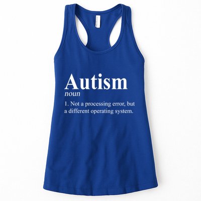 Autism Awareness Not A Processing Error Definition Womens Tank Top