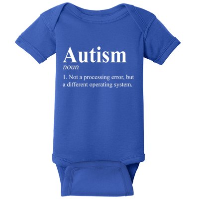 Autism Awareness Not A Processing Error Definition Baby Bodysuit