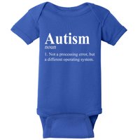 Autism Awareness Not A Processing Error Definition Baby Bodysuit