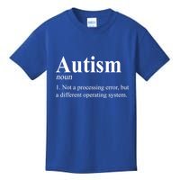 Autism Awareness Not A Processing Error Definition Kids T-Shirt