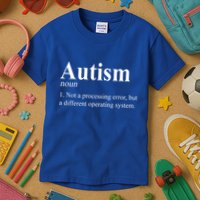 Autism Awareness Not A Processing Error Definition Kids T-Shirt