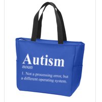 Autism Awareness Not A Processing Error Definition Zip Tote Bag