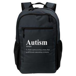 Autism Awareness Not A Processing Error Definition Daily Commute Backpack