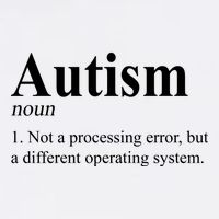 Autism Awareness Not A Processing Error Definition Garment-Dyed Sweatshirt