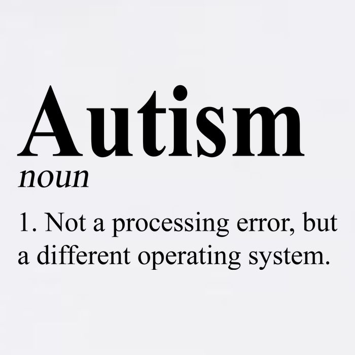 Autism Awareness Not A Processing Error Definition Garment-Dyed Sweatshirt