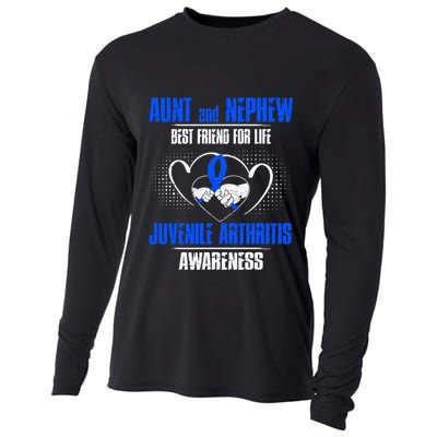 Aunt And Nephew Best Friend Of Life Juvenile Arthritis Cute Gift Cooling Performance Long Sleeve Crew