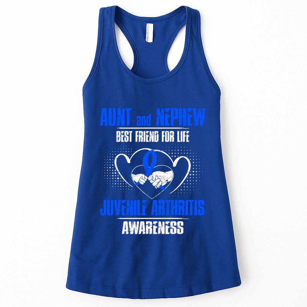 Aunt And Nephew Best Friend Of Life Juvenile Arthritis Cute Gift Womens Tank Top