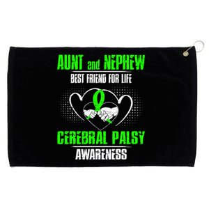 Aunt And Nephew Best Friend Of Life Cerebral Palsy Awareness Gift Grommeted Golf Towel