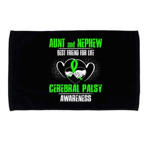 Aunt And Nephew Best Friend Of Life Cerebral Palsy Awareness Gift Microfiber Hand Towel