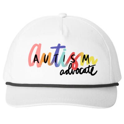 Autism Advocate Neurodiversity Autism Awareness Snapback Five-Panel Rope Hat