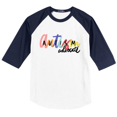 Autism Advocate Neurodiversity Autism Awareness Baseball Sleeve Shirt