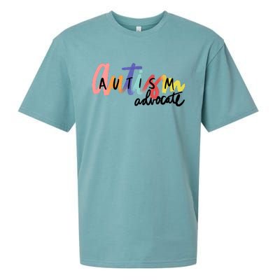 Autism Advocate Neurodiversity Autism Awareness Sueded Cloud Jersey T-Shirt