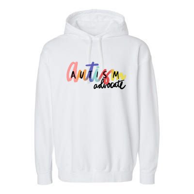 Autism Advocate Neurodiversity Autism Awareness Garment-Dyed Fleece Hoodie