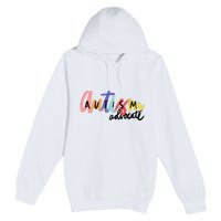 Autism Advocate Neurodiversity Autism Awareness Premium Pullover Hoodie