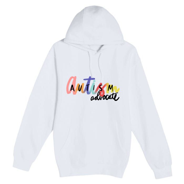 Autism Advocate Neurodiversity Autism Awareness Premium Pullover Hoodie