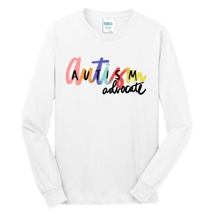 Autism Advocate Neurodiversity Autism Awareness Tall Long Sleeve T-Shirt