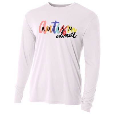 Autism Advocate Neurodiversity Autism Awareness Cooling Performance Long Sleeve Crew