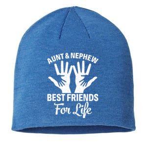 Aunt And Nephew Funny Friends For Life Mothers Day Cute Gift Sustainable Beanie