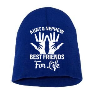 Aunt And Nephew Funny Friends For Life Mothers Day Cute Gift Short Acrylic Beanie