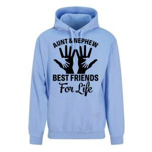 Aunt And Nephew Funny Friends For Life Mothers Day Cute Gift Unisex Surf Hoodie