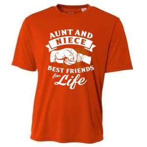 Aunt And Niece Best Friends For Life Gift Cooling Performance Crew T-Shirt