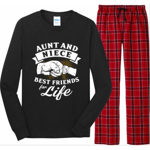 Aunt And Niece Best Friends For Life Gift Long Sleeve Pajama Set